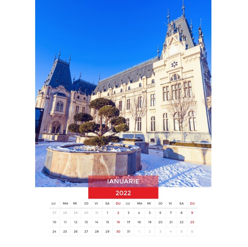 Calendar perete cu imagini din Romania 2024 Darko Print