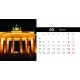 Calendar de birou cu capitale 2025