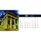 Calendar de birou cu capitale 2025