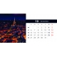 Calendar de birou cu capitale 2025