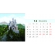 Calendar de birou cu castele 2025