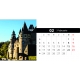 Calendar de birou cu castele 2025