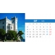 Calendar de birou cu castele 2025