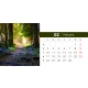 Calendar de birou cu peisaje natura 2025