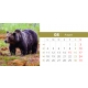 Calendar de birou cu animale salbatice 2025