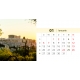 Calendar de birou cu capitale m2 2025