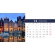 Calendar de birou cu capitale m2 2025