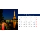 Calendar de birou cu capitale m2 2025