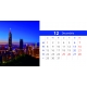 Calendar de birou cu capitale m2 2025