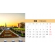 Calendar de birou cu capitale m2 2025