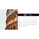 Calendar de birou cu capitale m2 2025