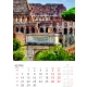 Calendar de perete cu imagini cu arhitectura 2025